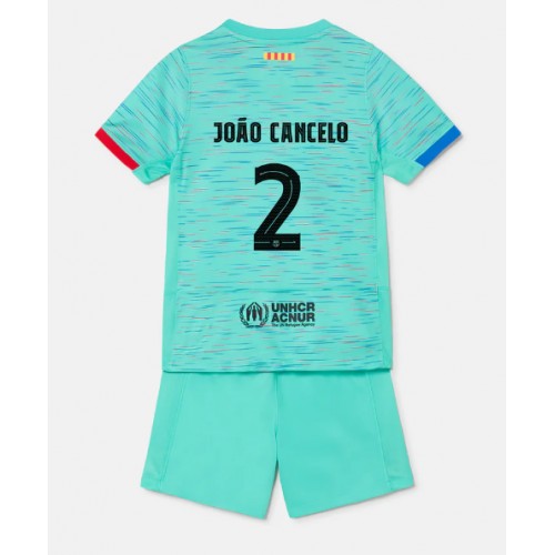 Barcelona Joao Cancelo #2 Rezervni Dres za djecu 2023-24 Kratak Rukav (+ Kratke hlače)